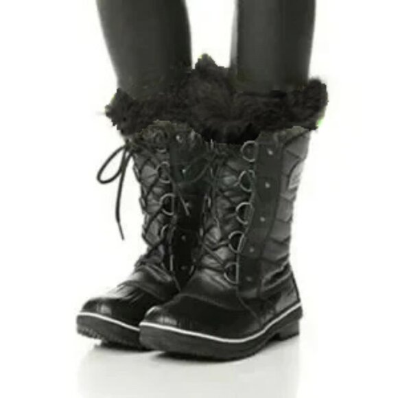 Sorel Tofino II Faux Fur Lined Waterproof Boot, Size Youth 6 / Women's 7 EU 38 - Picture 1 of 12